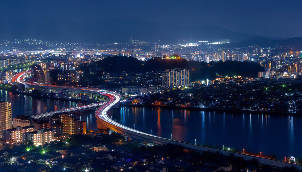 福岡タワーから見た夜景