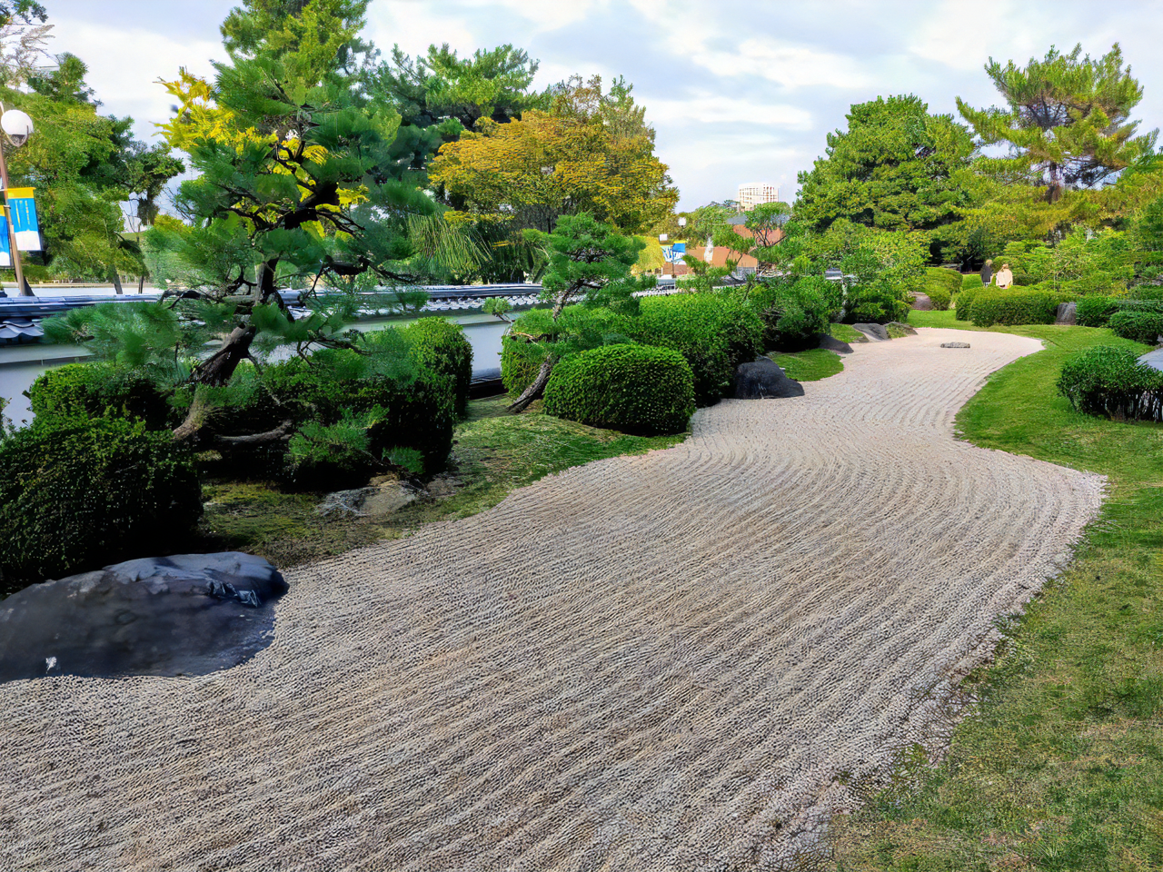 大堀公園日本庭園